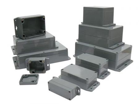 WATERBESTENDIGE ABS-BEHUIZING MET MONTAGEFLENS 115x90x55mm - HQ Products