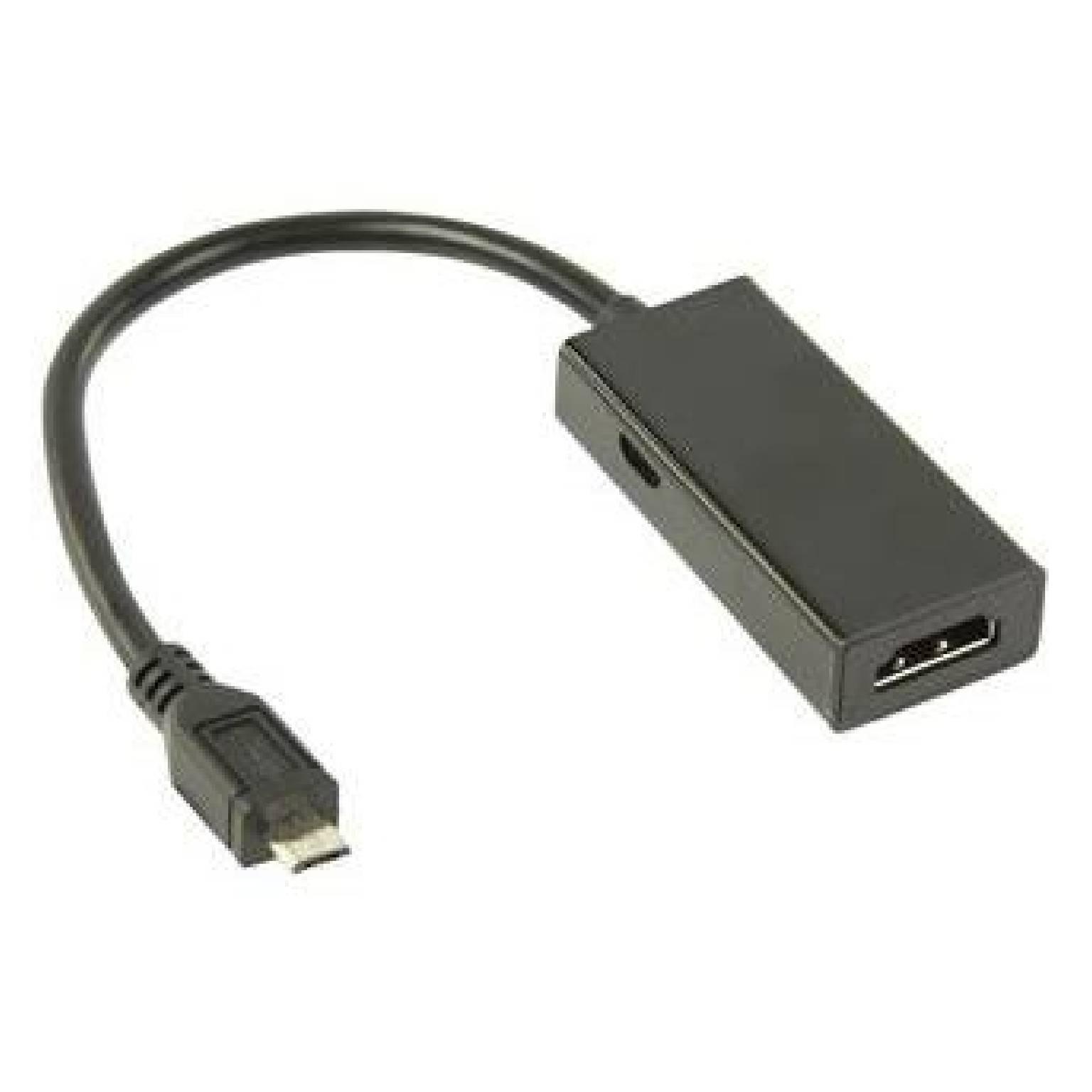 USB 2.0 Micro B naar HDMI A - MHL Adapter