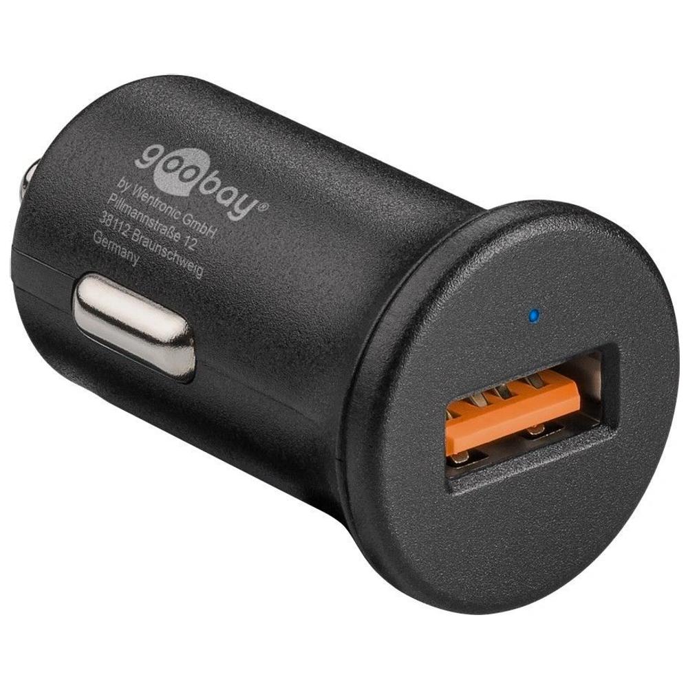 USB A autolader - 2400 mA - Goobay