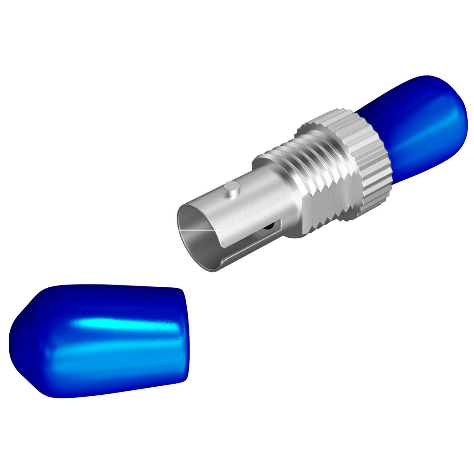 Adaptateur simplex ST/ST monomode, manchon en céramique