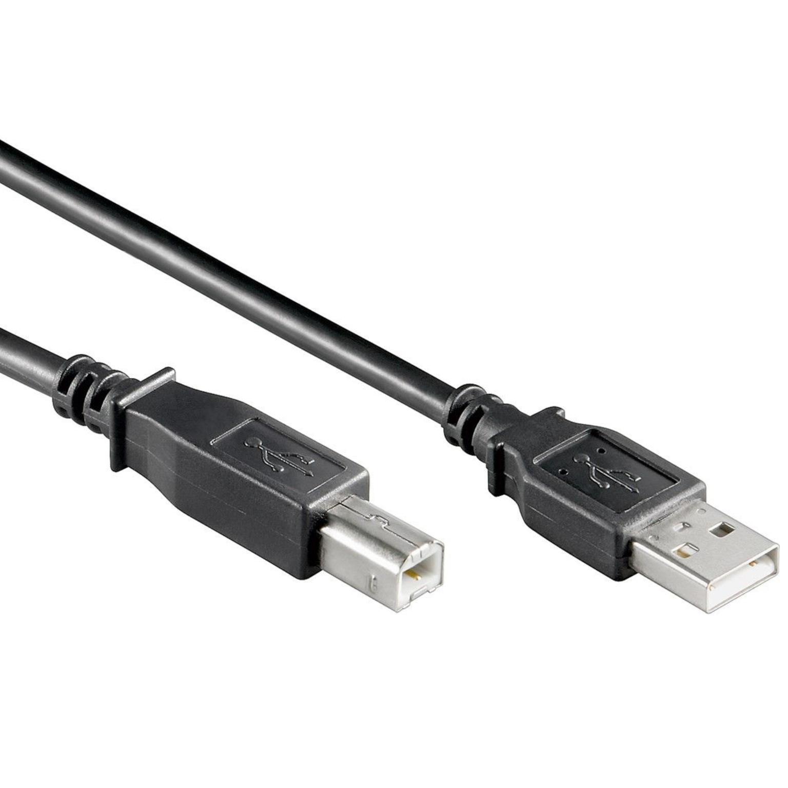 connection cable A to B , black, - Type: Plug Series A Plug Series BLength: 0.5