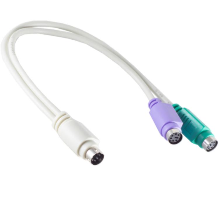 PS/2 splitter - Wit - ACT