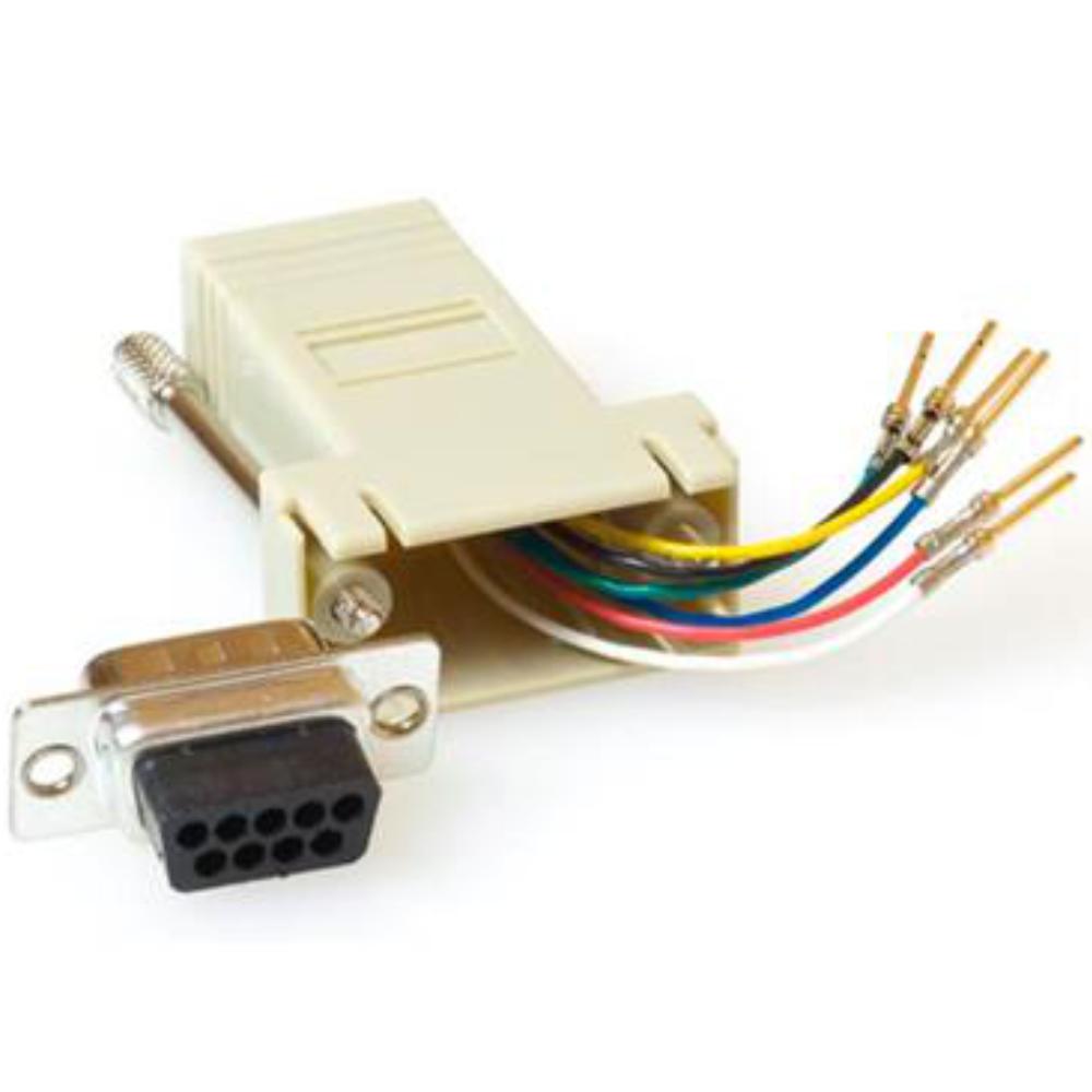 Seriële D-sub - RJ45 verloopstekker - ECO