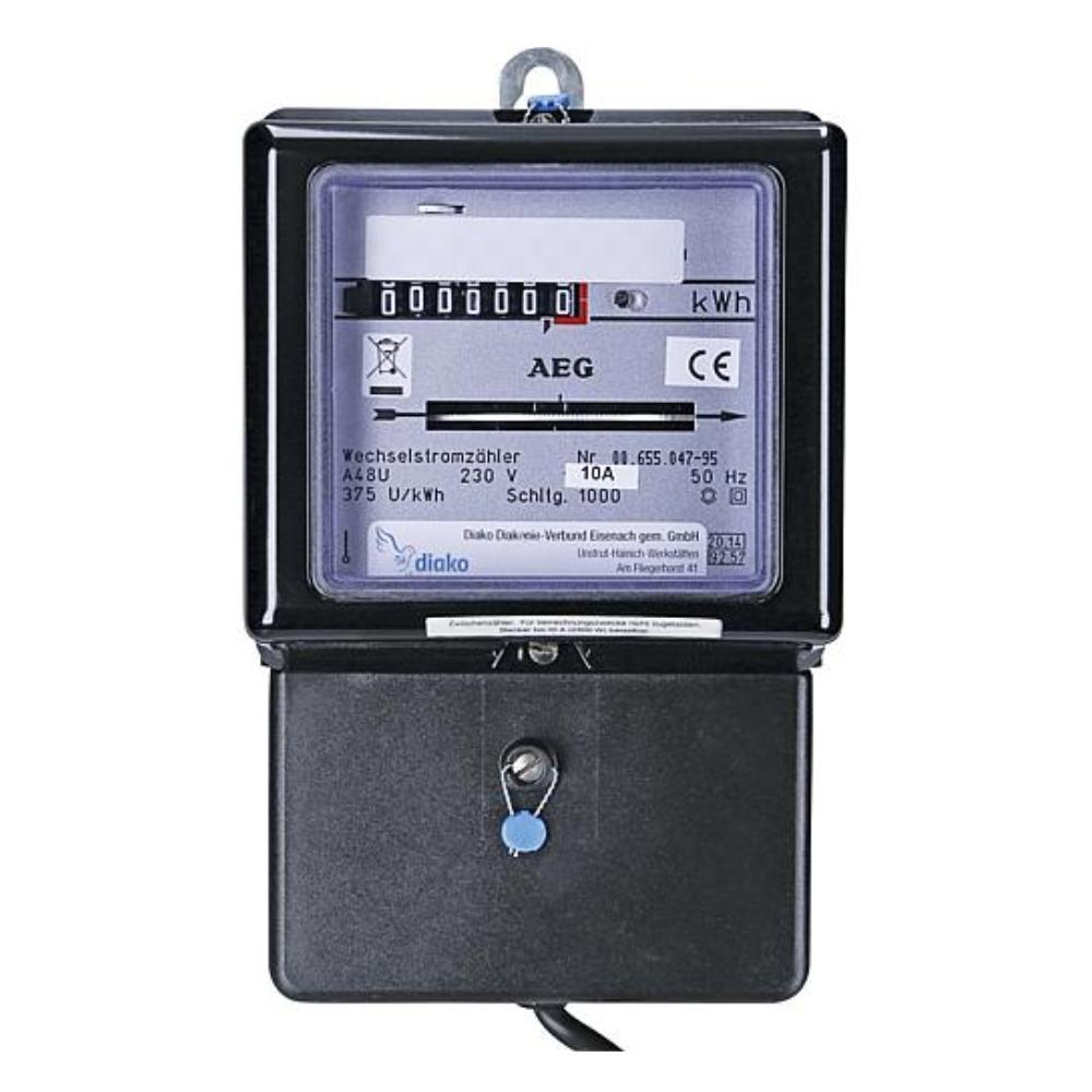 Stopcontact Sterkstroom KWh meter