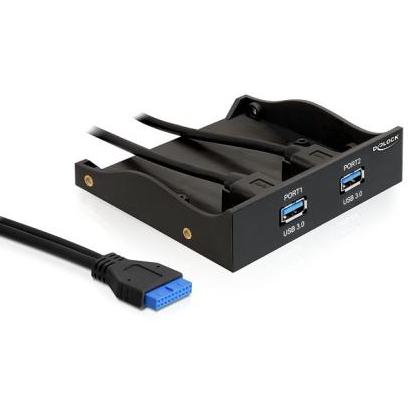 USB A frontpaneel - 2 poorten