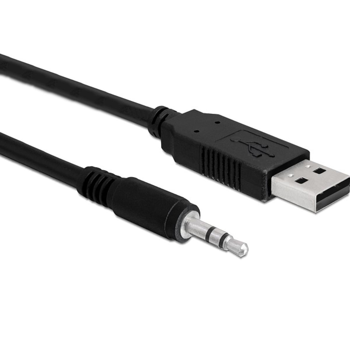 Câble adaptateur USB Serial-TTL Stecker > 3.5 mm Klinke 1.8 m (3.3V) Delock  - Câble adaptateur USB Serial-TTL Stecker > 3.5 mm Klinke 1.8 m (3.3V)  Delock