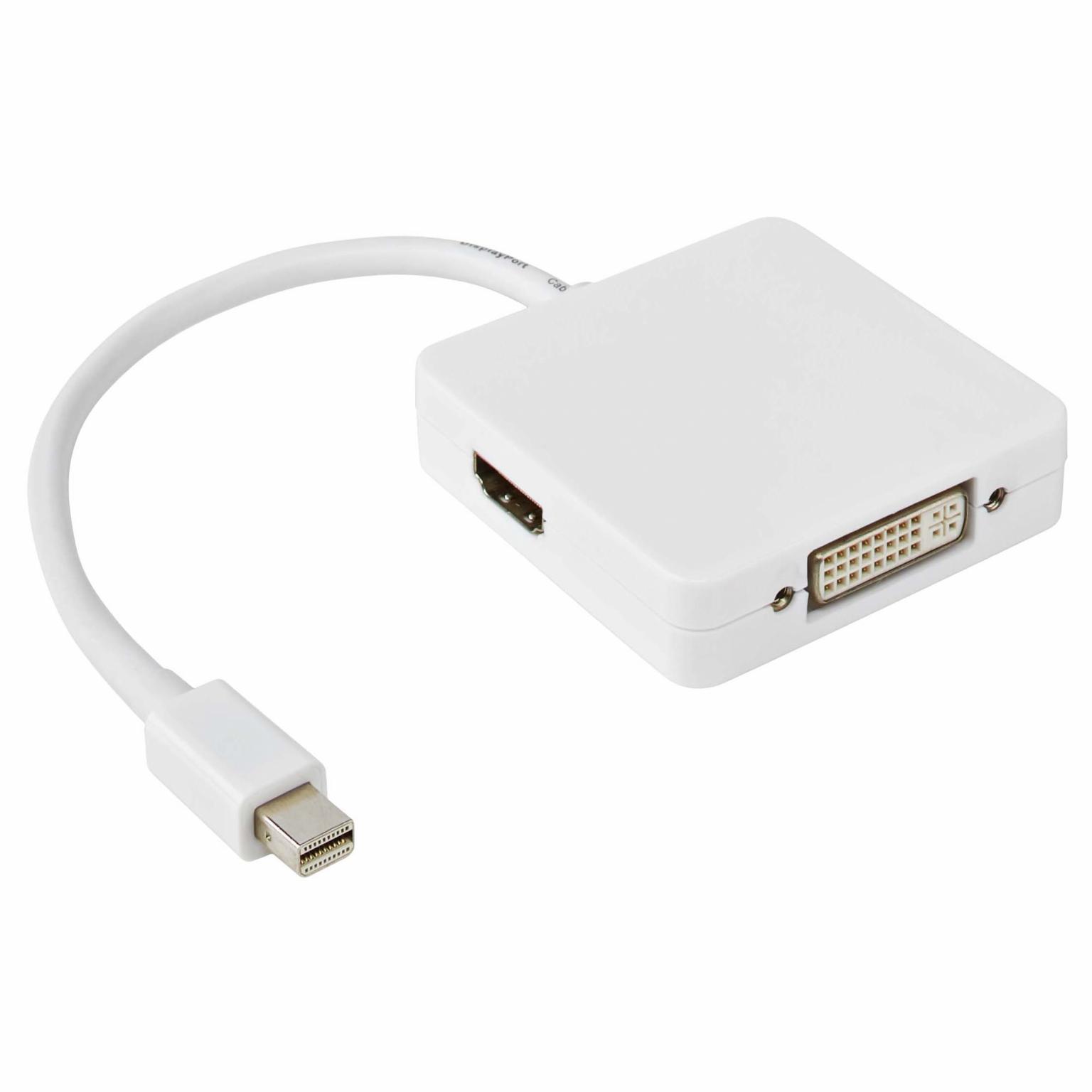 Mini DisplayPort - DVI en HDMI