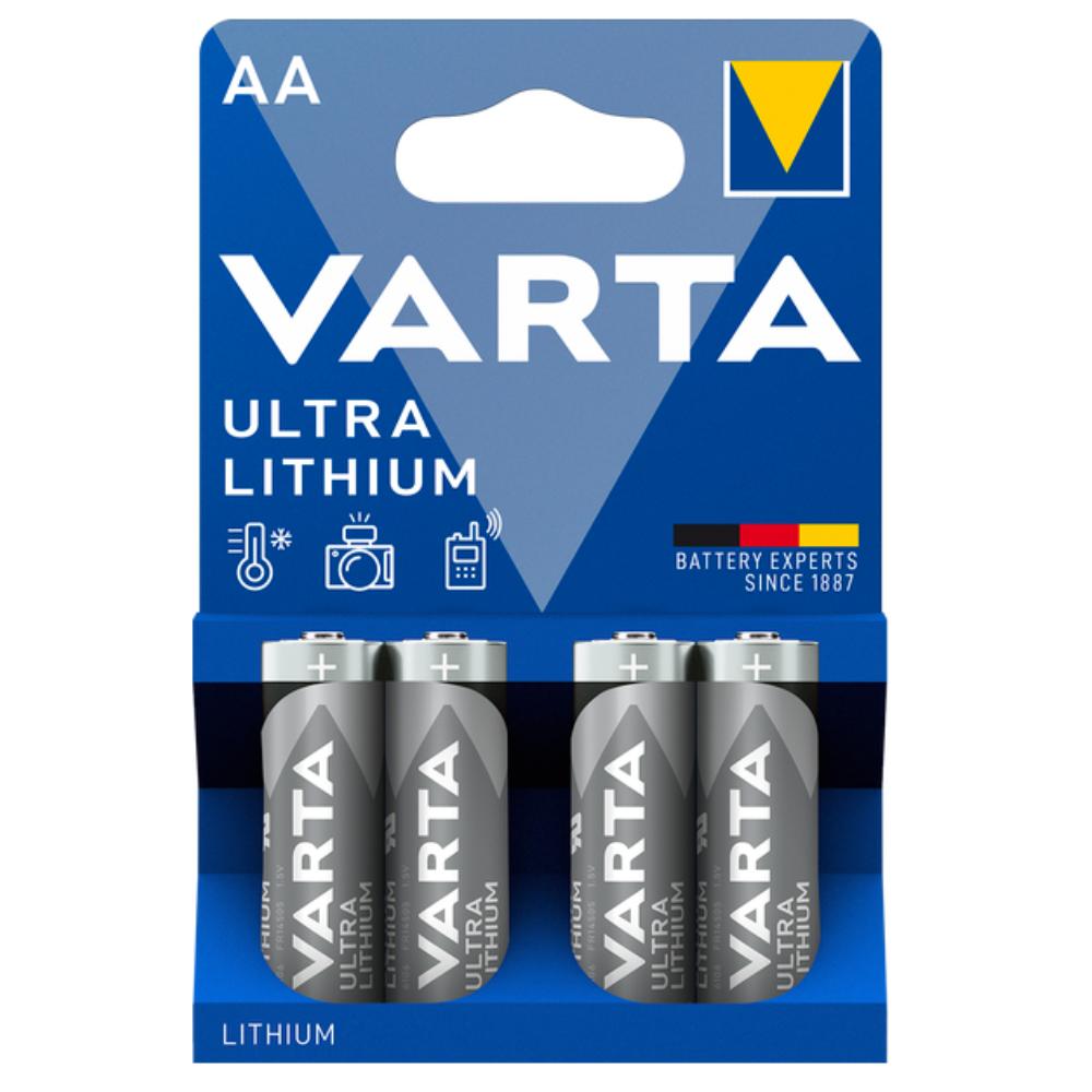 Varta Lithium Battery AAA - Micro FR10G445 - LR03 - Pack of 4