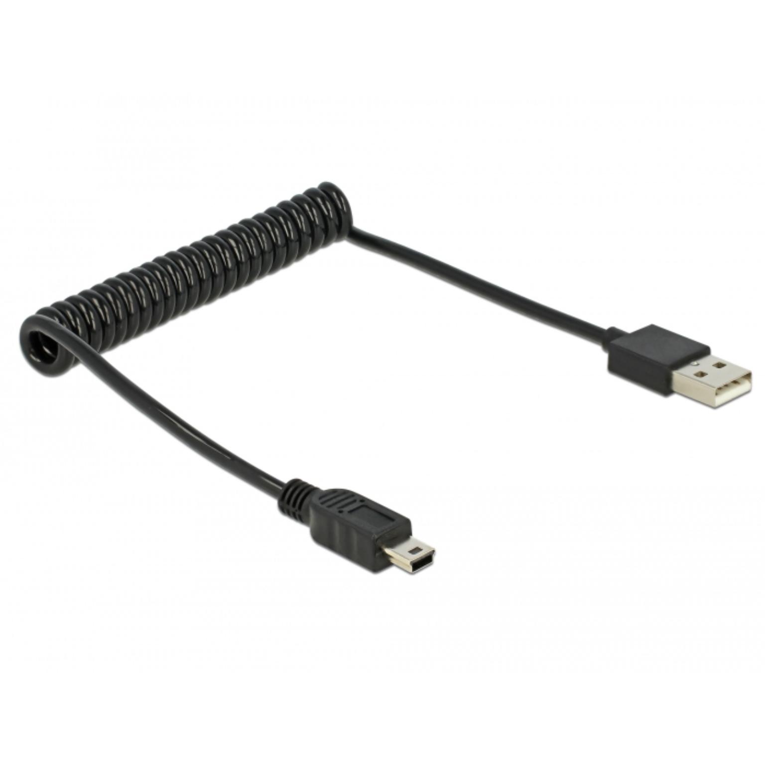 MINI USB 2.0 SPIRAALKABEL - Delock