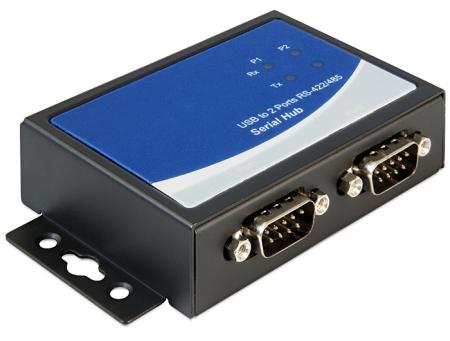 USB 2.0 adapter naar 2 x RS422/485 Seriële Industrie - Delock