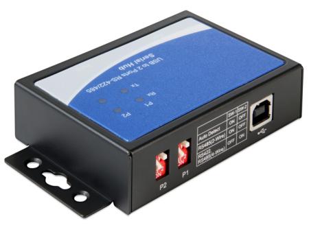 USB 2.0 adapter naar 2 x RS422/485 Seriële Industrie - Delock