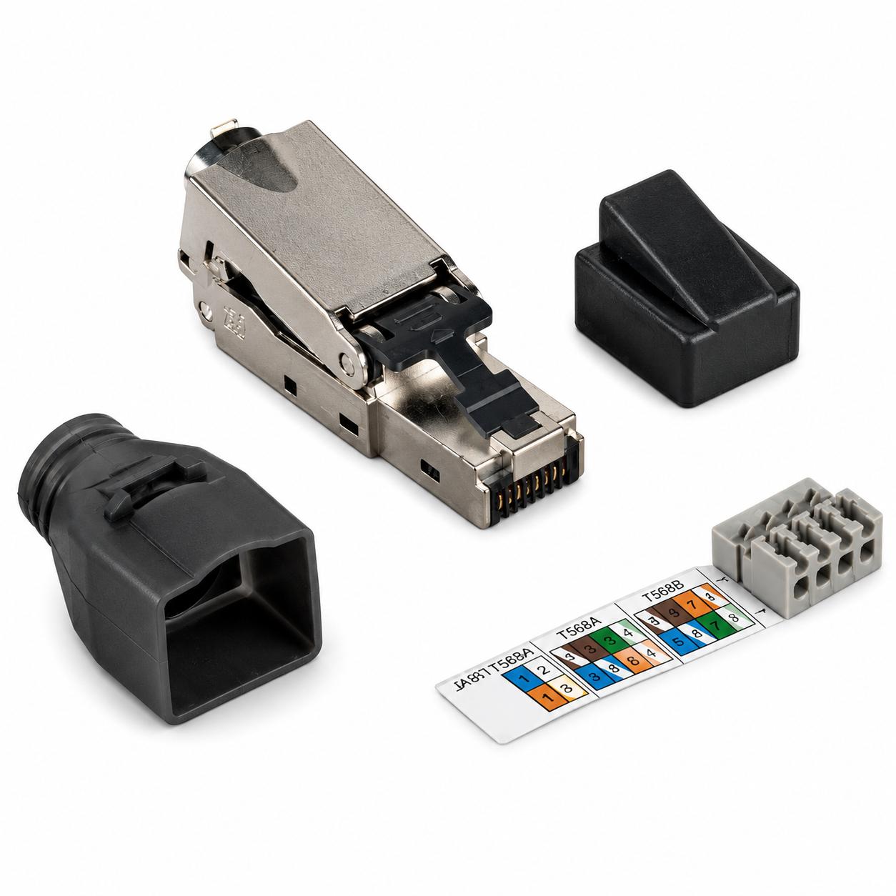 RJ45 stekker en tule - Infralan
