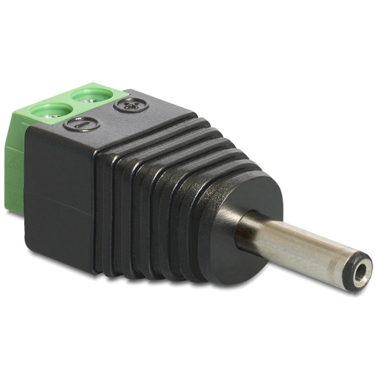 Adapter Klemmenblok > DC 1,35 x 3,5 mm Stekker - Delock