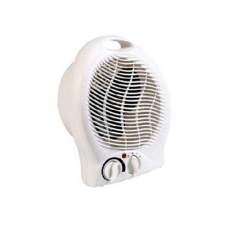 Elektrische Verwarming - Ventilator - Verwarming - wit Ventilator Kachel thermostaat 3 instellingen: 2x verwarming, 1x koud Vermogen: 2000Watt