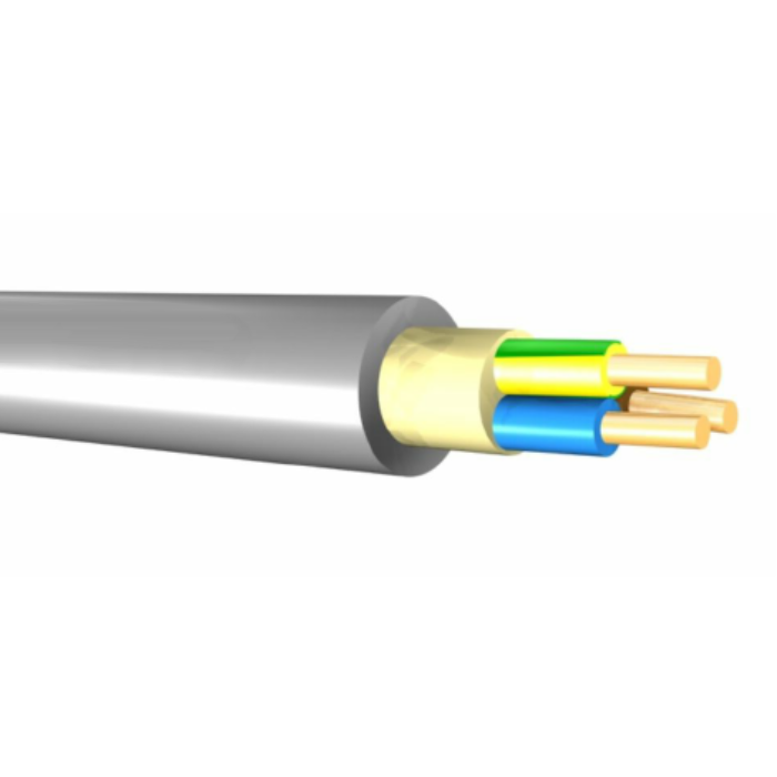 Cordelia spannend Handvest YMVK 5 X 2,5mm² - YMVK Kabel, Kabeltype: 227 IEC 01 , Aders: 3 Kleur:  Grijs, Diameter: 2,5mm². Kern: Vast, 100 Meter.