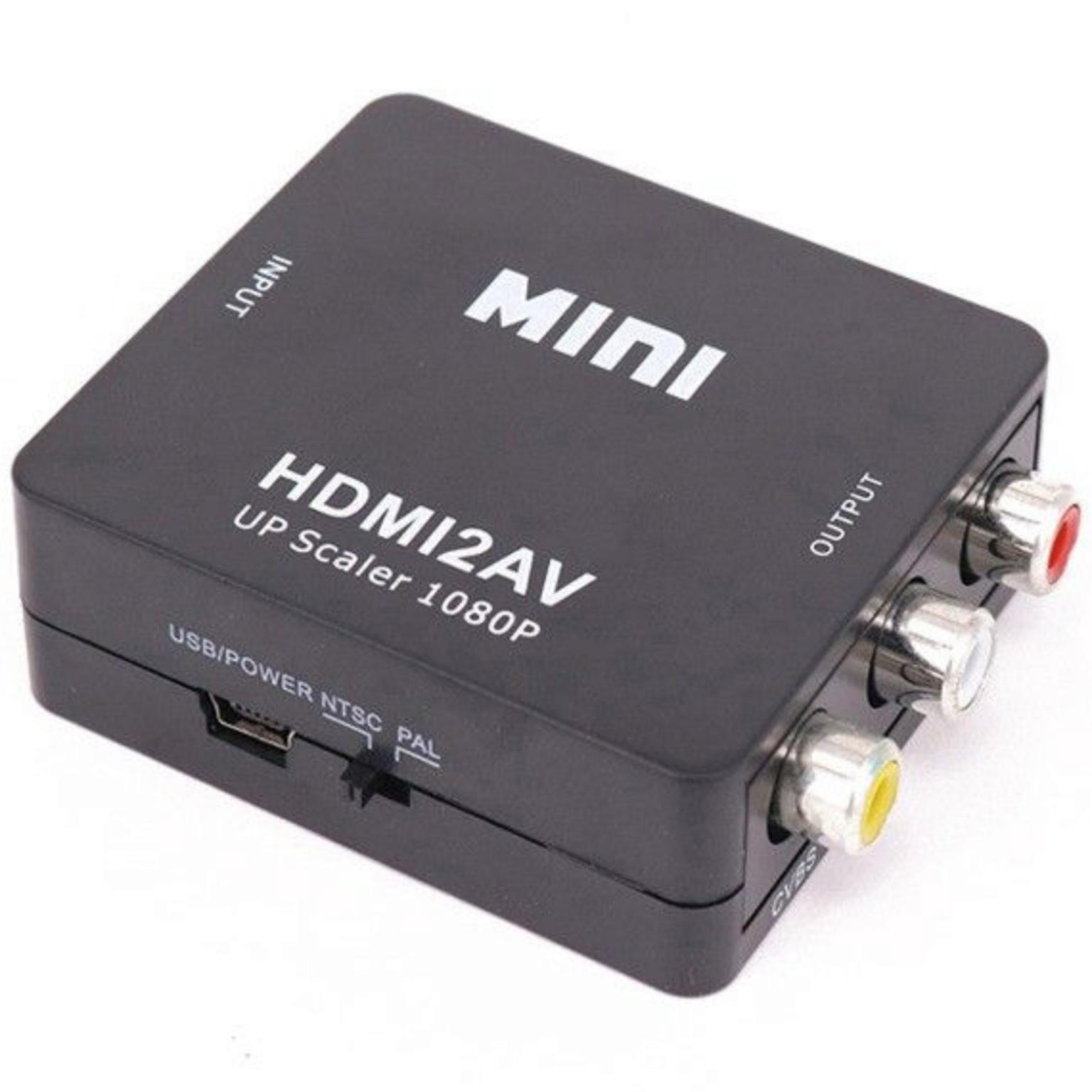 Allteq - HDMI naar composiet omvormer - Tulp / AV / RCA