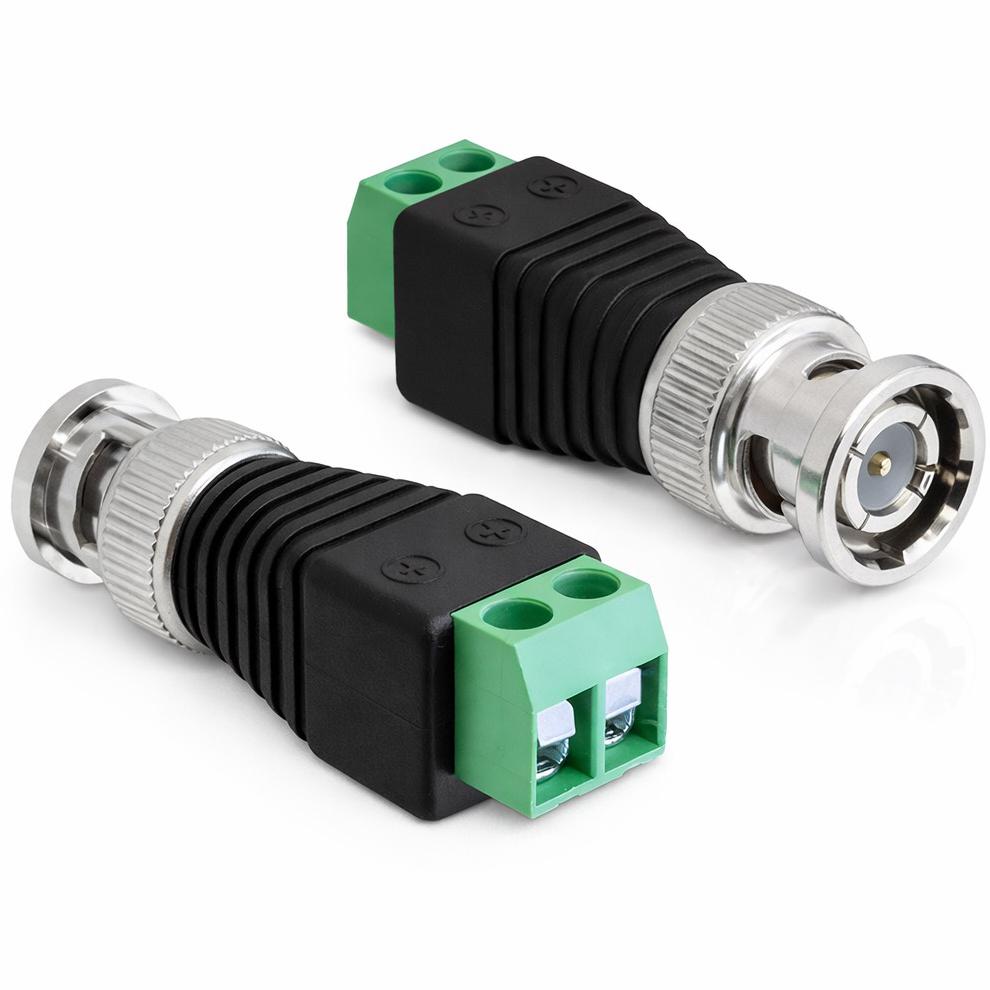 BNC male adapter met schroefaansluiting 50 klemmenblok