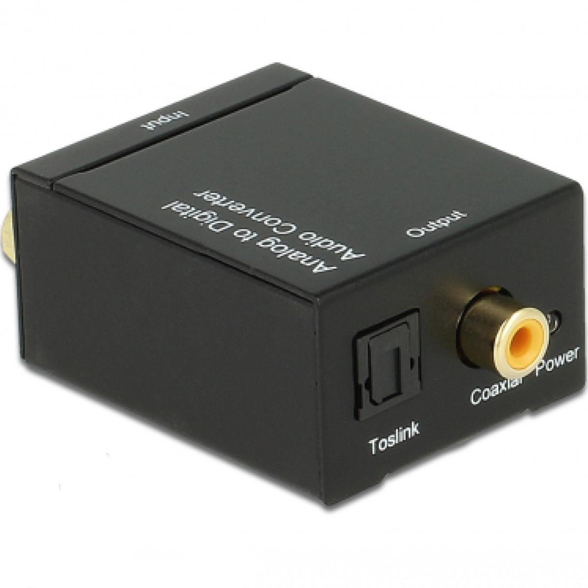 Convertisseur Audio Coaxial 96KHz analogique vers numérique, avec Jack RCA  3.5mm, adaptateur Audio Coaxial Toslink SPDIF, pour TV et PS3