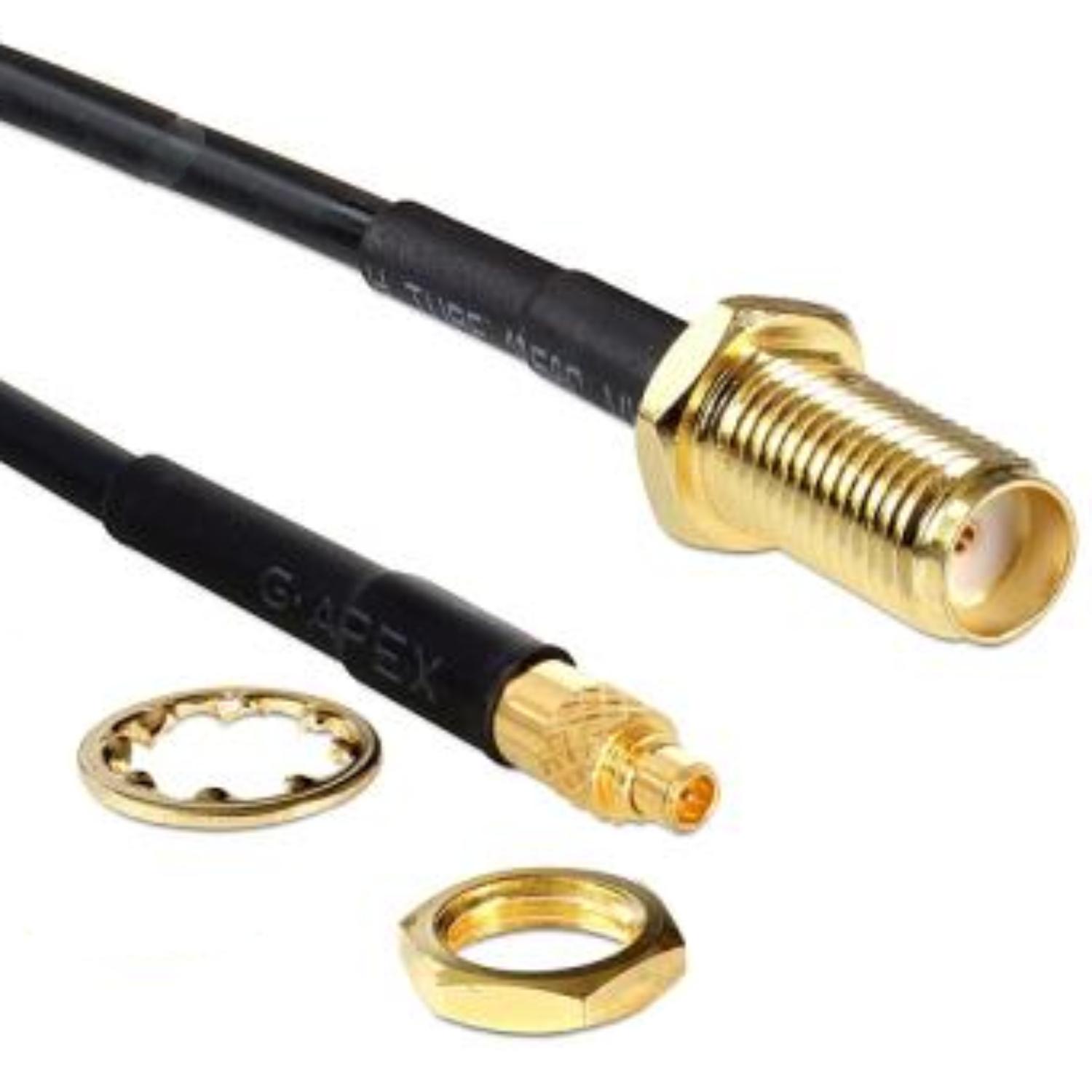 Delock SMA Jack Bulkhead > MMCX Stekker 200 mm - Delock