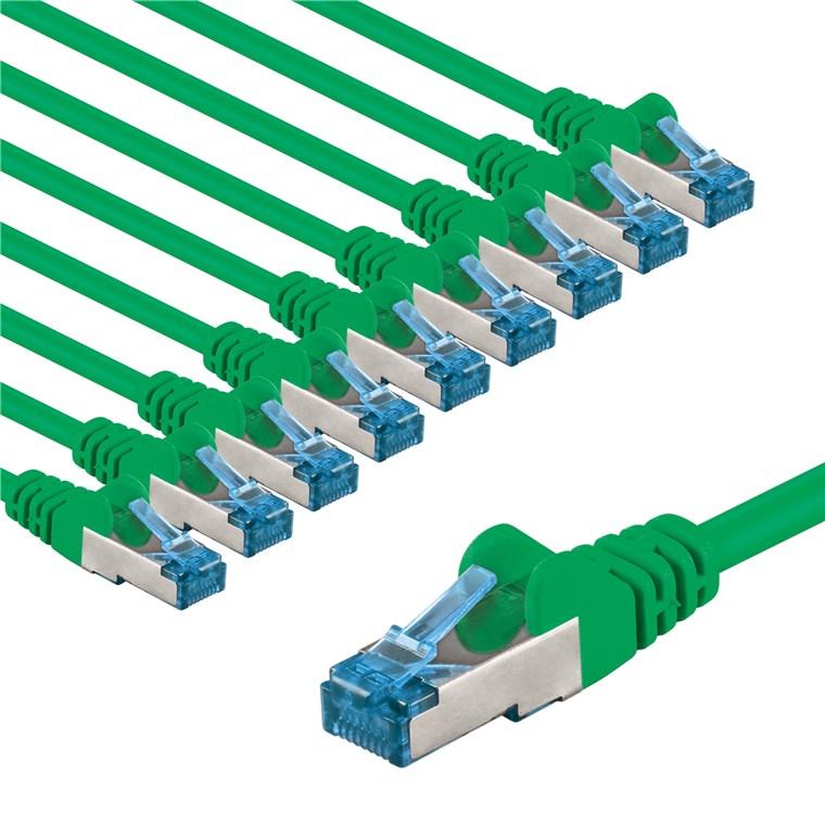 S/FTP kabel - 20 meter - Groen - Goobay