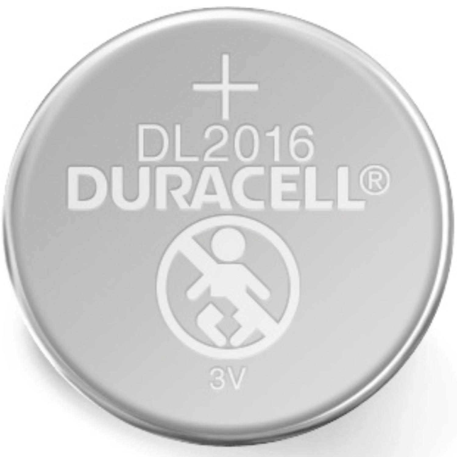 Boîte de 5 piles bouton lithium 3V - CR2016 - Duracell