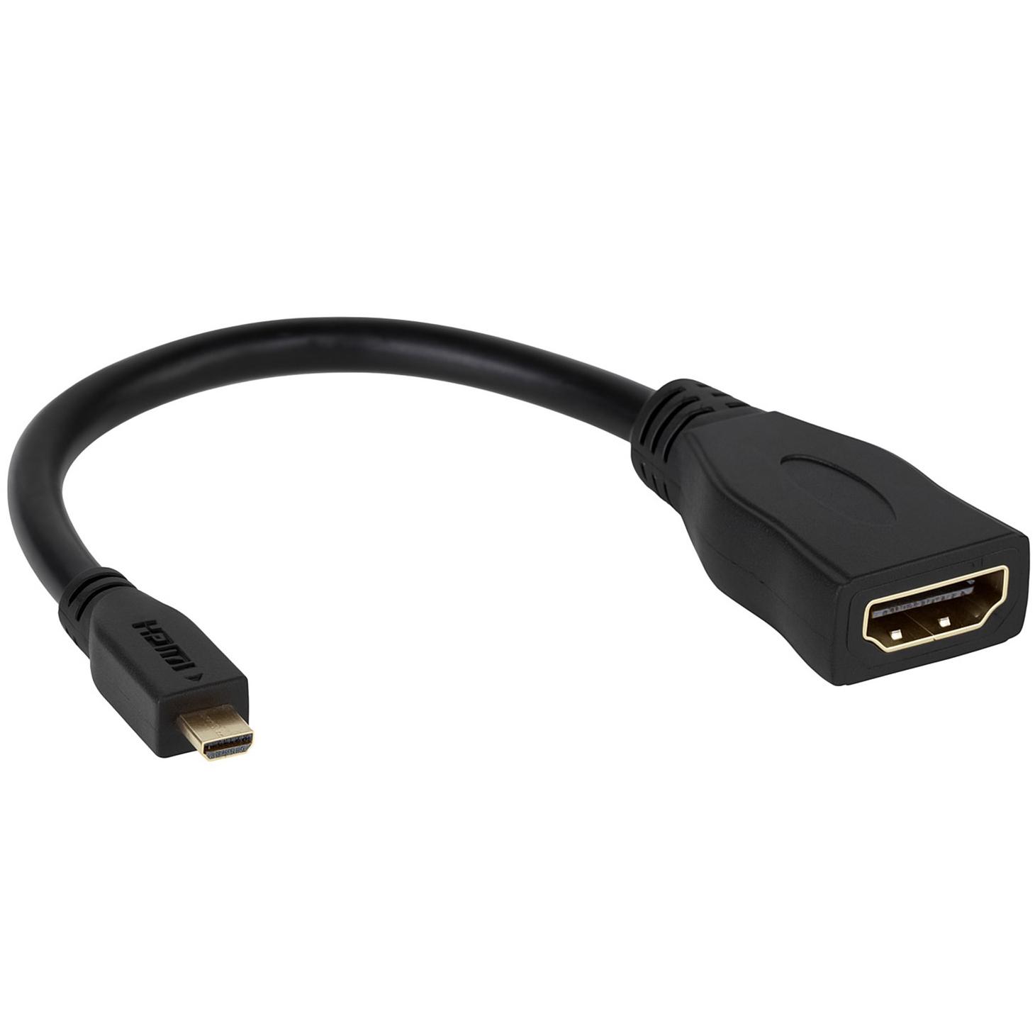 HDMI Micro naar HDMI A kabel