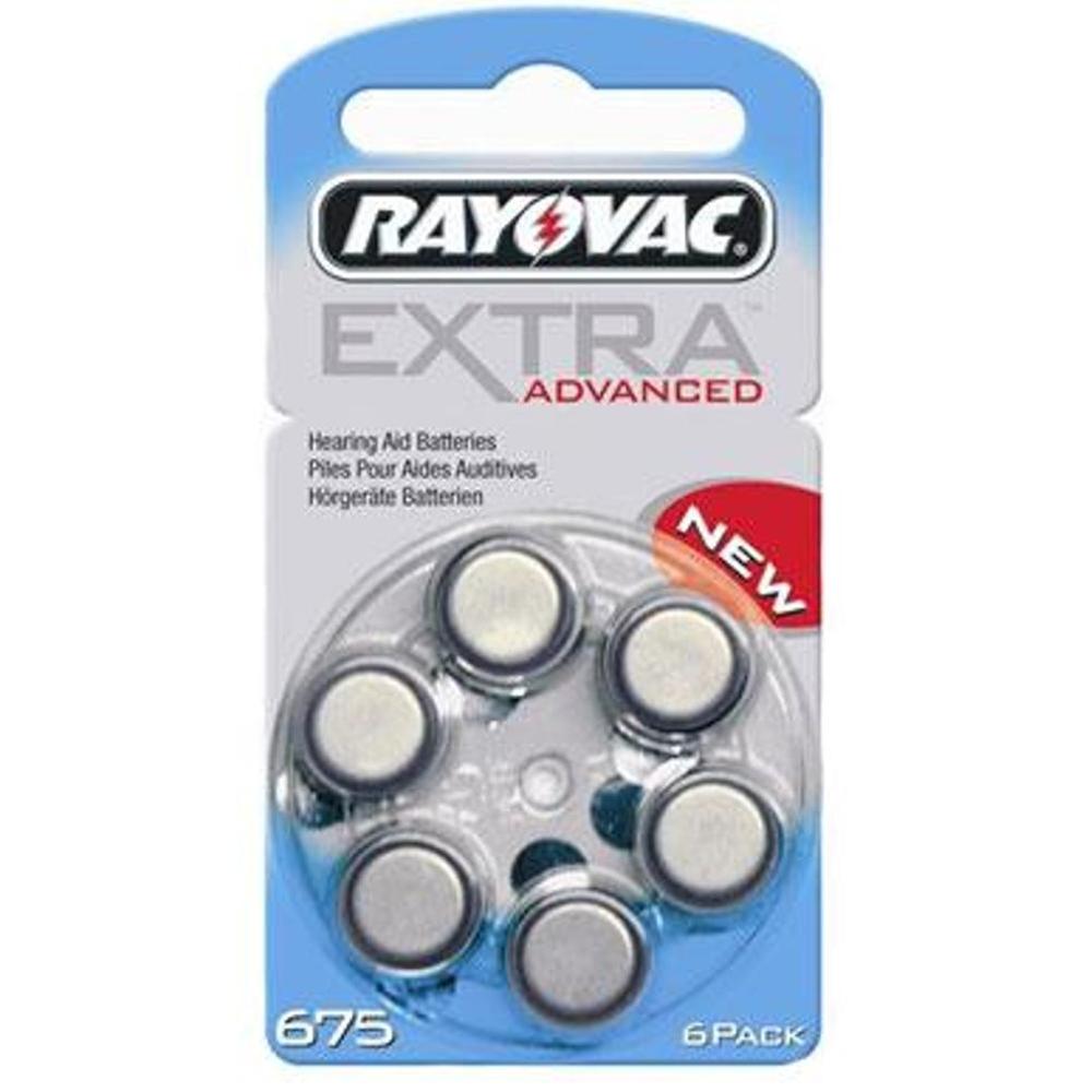 Knoopcel batterij - V675 - 6 batterijen - Rayovac