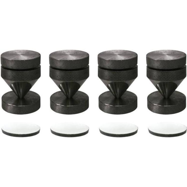 Luidspreker demper - 4 stuks - spikes - trillingsdepters