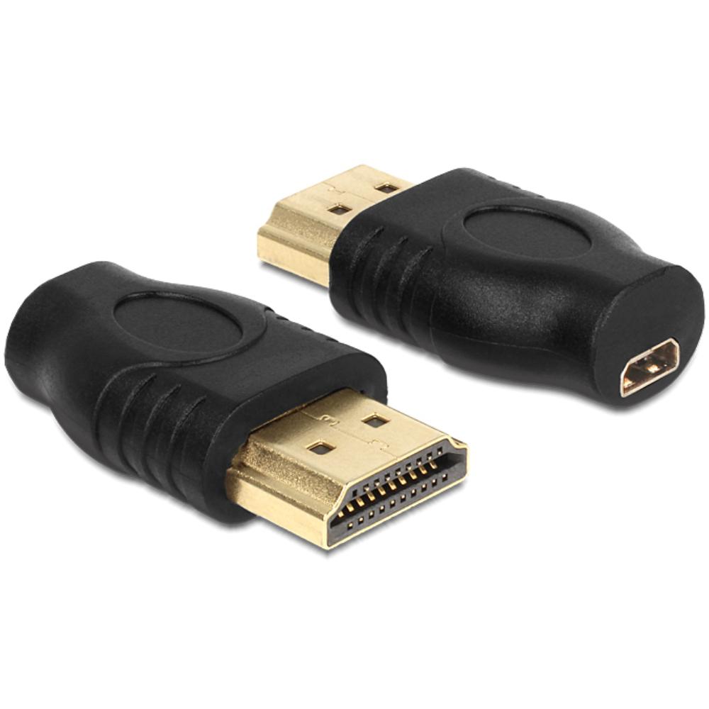 HDMI MICRO NAAR HDMI A VERLOOPSTEKKER