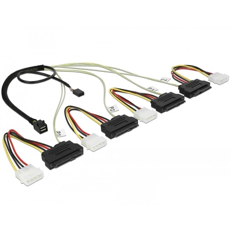 Mini SAS HD breakout kabel