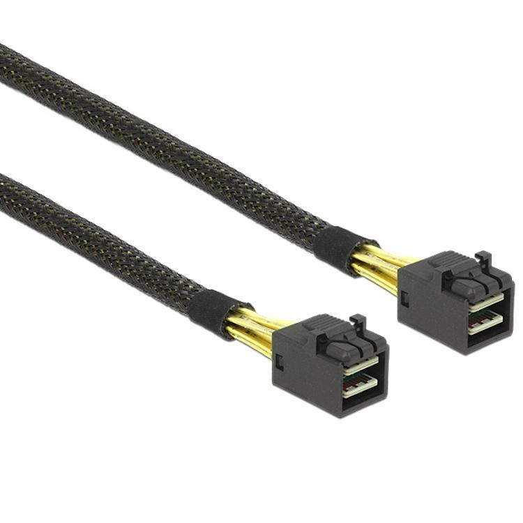 Delock Cable Mini SAS HD x 4 SFF 8643 male > Mini SAS HD x 4 SFF 8643