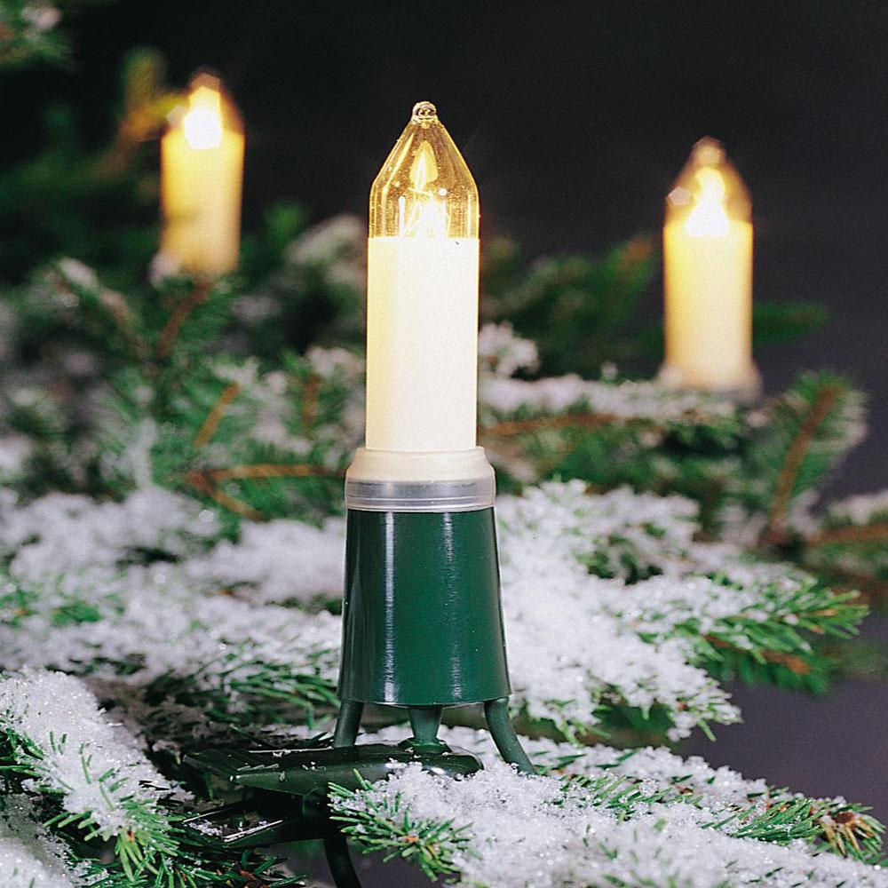 40x bougies LED bougies de Noël LED guirlandes lumineuses sans fil avec  minuterie sans flamme blanc chaud avec batterie