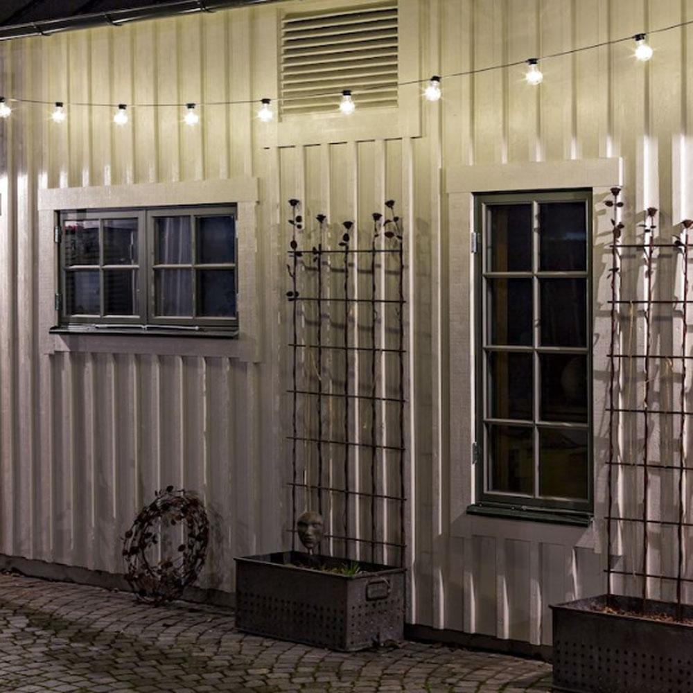 Lichtsnoer - led kerstverlichting binnen en buiten - 10 lampjes - 4.5 meter - multicolor