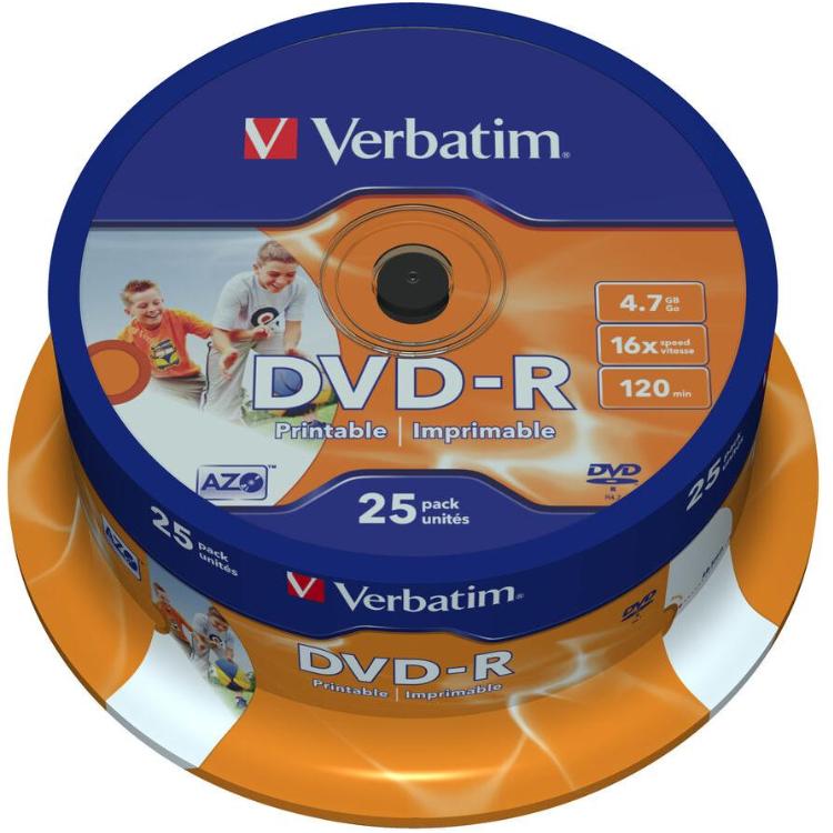 DVD-R - 25 stuks - Verbatim