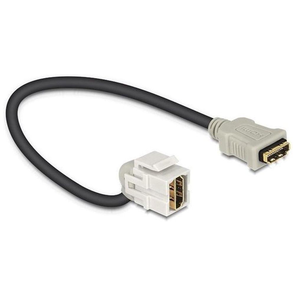 Kantelbare connector - Wit - Delock