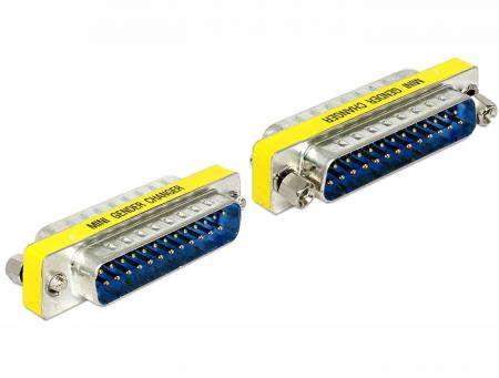 Delock Adapter Sub D 25-pins Stekker > Stekker Geslachtswisselaar - Delock