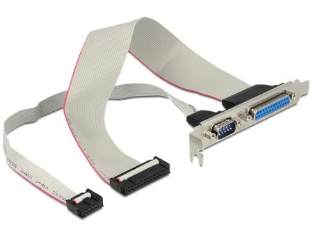 Delock Steckkaart > 1 x serieel, 1 x parallel - Delock
