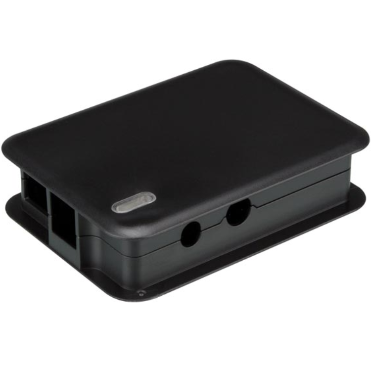 BEHUIZING VOOR RASPBERRY PI ZWART - Teko