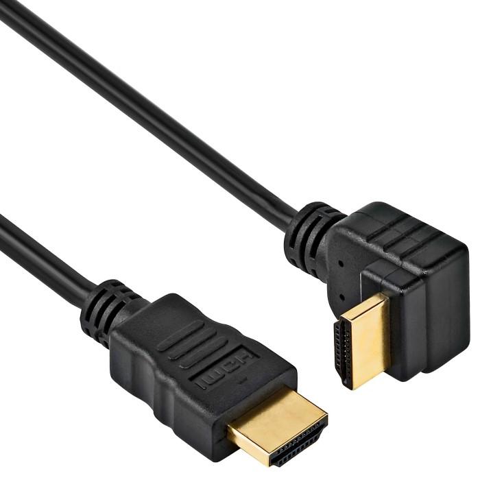 HDMI Kabel haaks - zwart - allteq