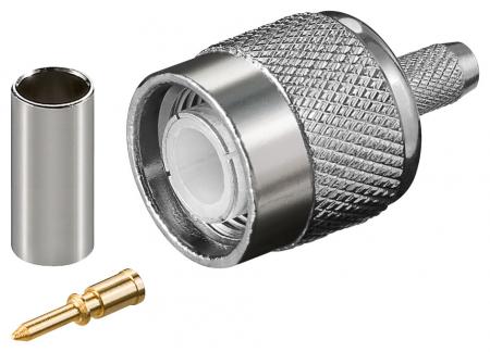 MALE TNC CONNECTOR RG58 - KRIMP