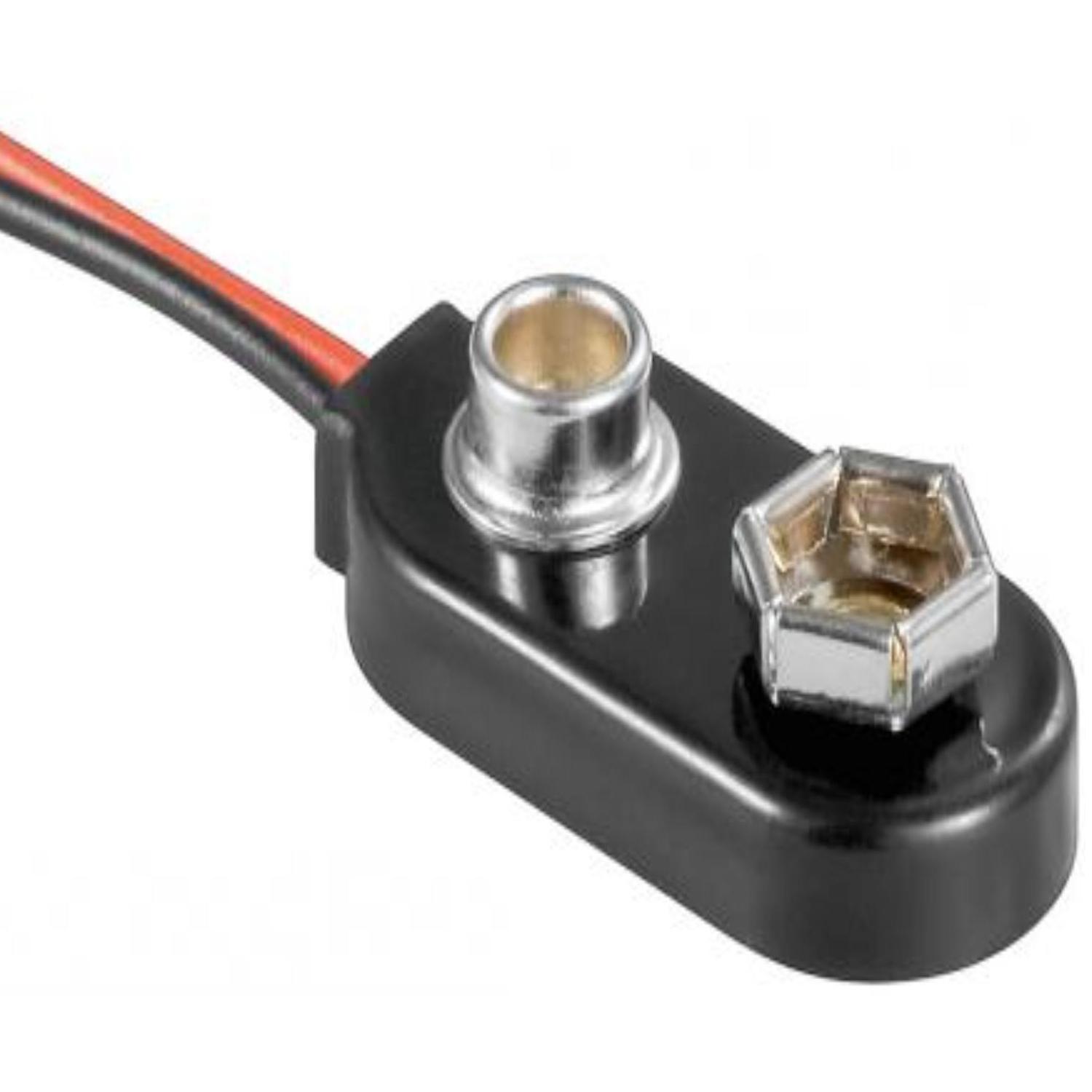 Support de pile 2x LR14 (C) raccordement par connecteur pile 9V