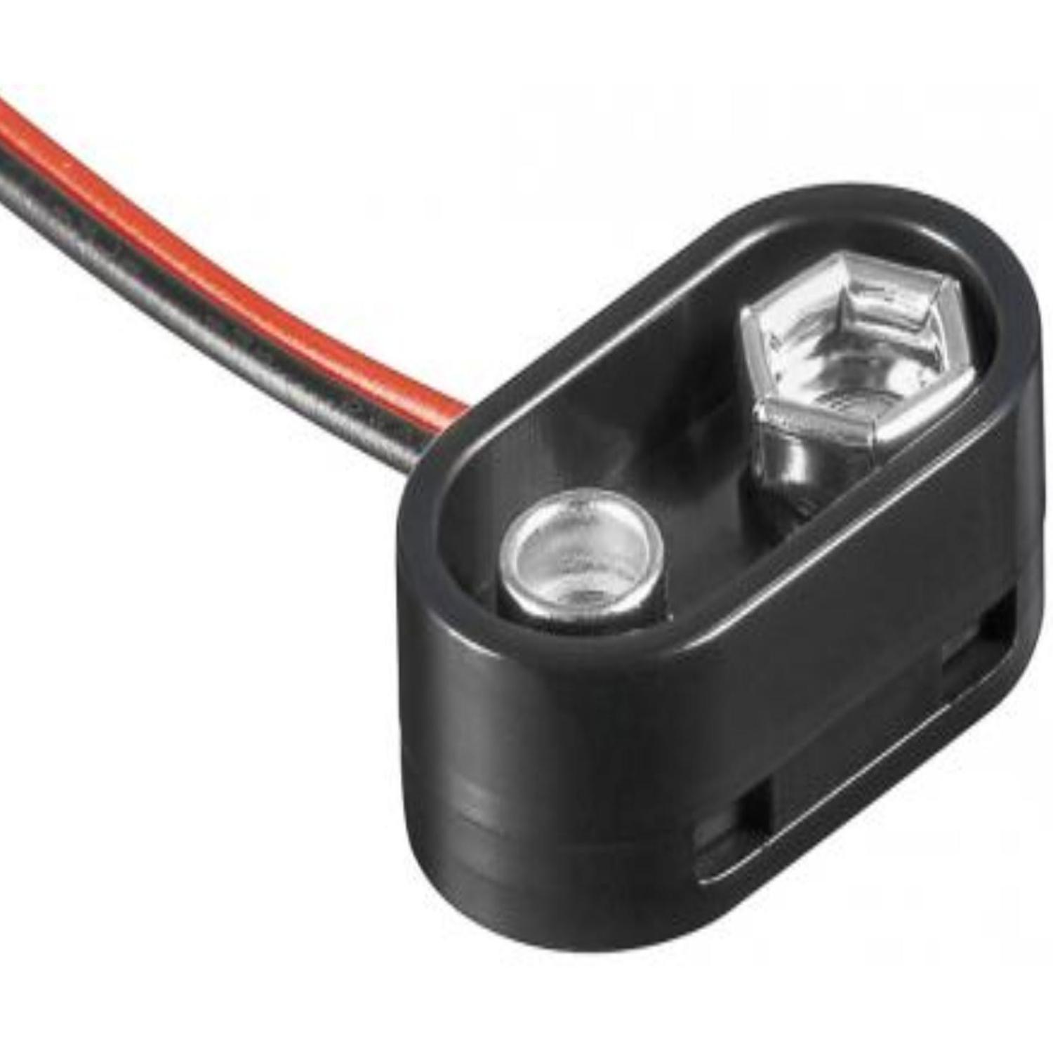 Batterij aansluitclip - Goobay