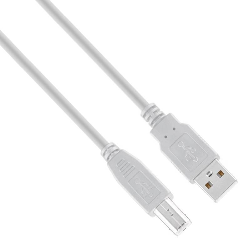 USB 2.0 Hi Speed Kabel Steek de USB A > USB B stekker in