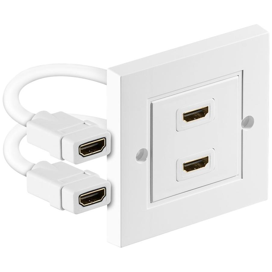 HDMI muurplaat - Goobay