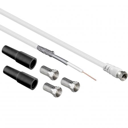 F-connector kabelset - Goobay