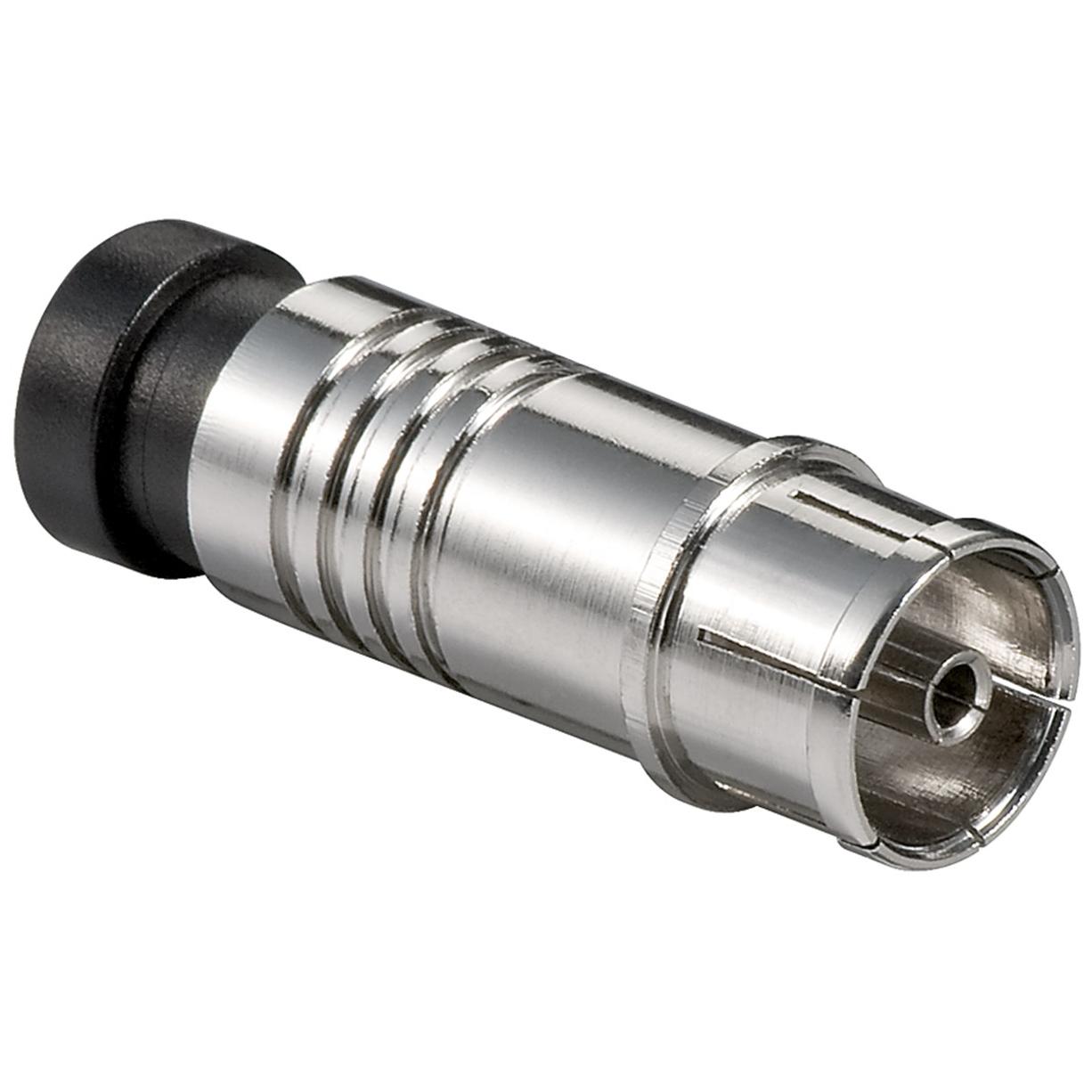 Coax compression socket - female