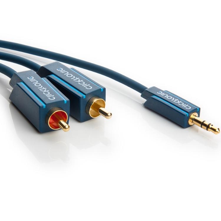 Aux naar tulp kabel - Clicktronic