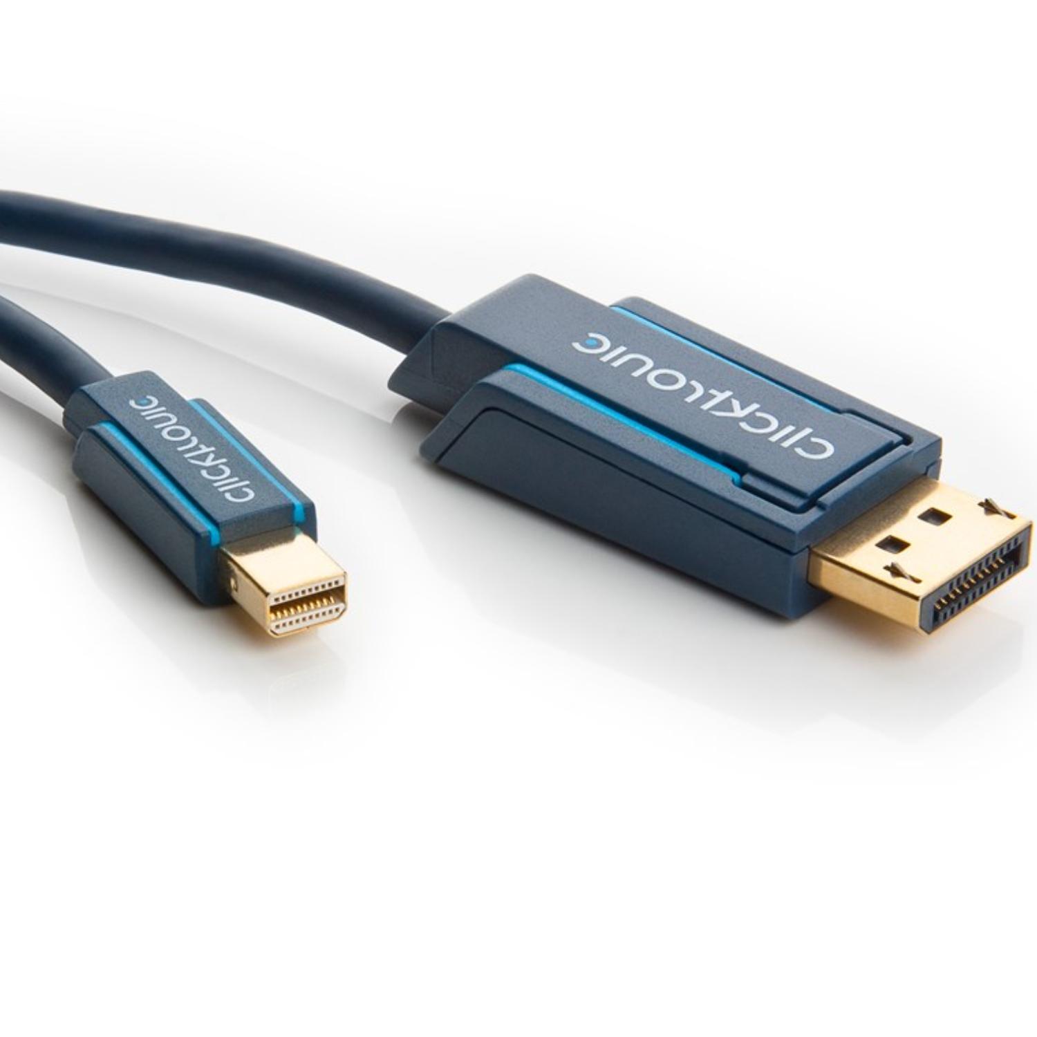 Mini DisplayPort naar DisplayPort kabel - Clicktronic