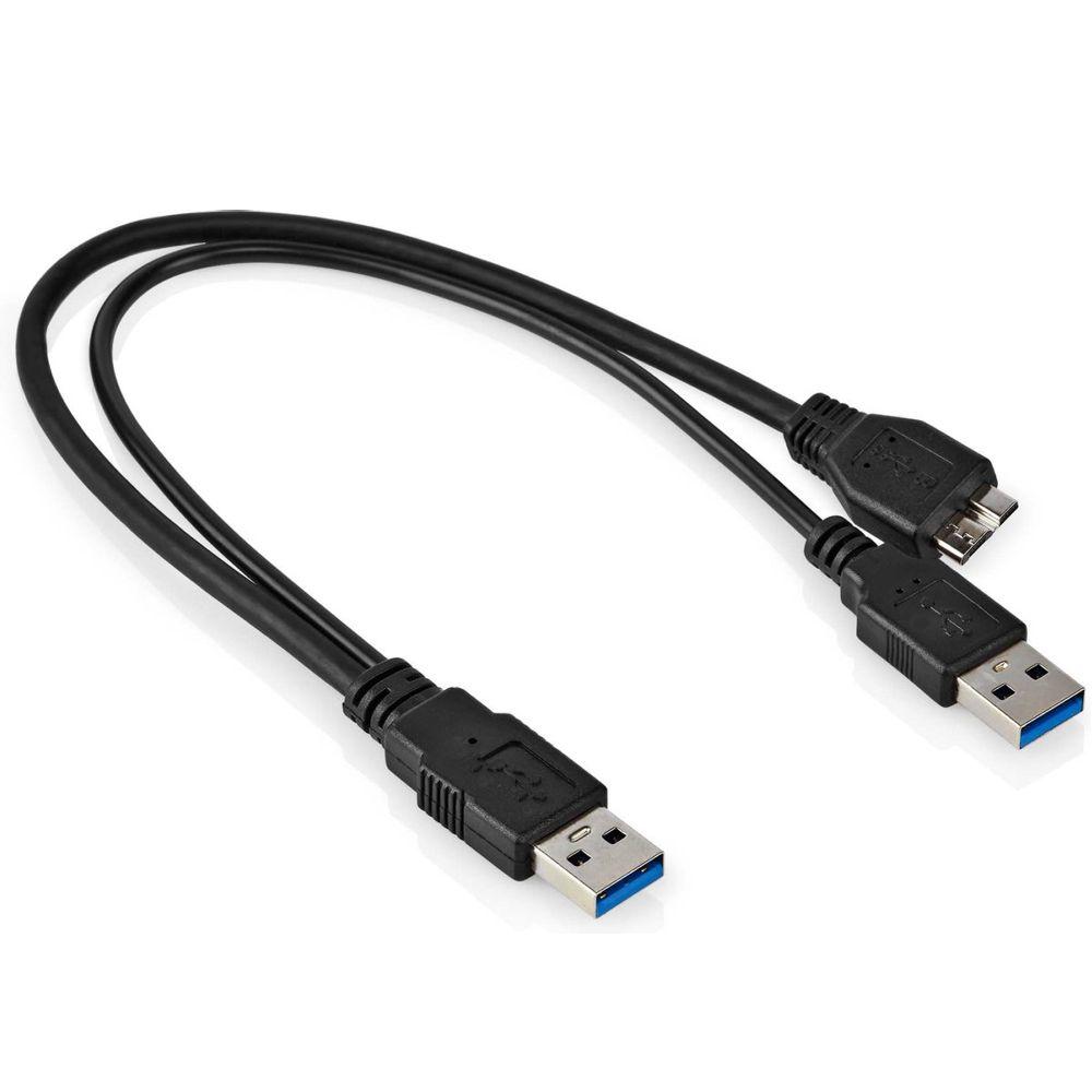 USB A naar USB micro B kabel - Allteq