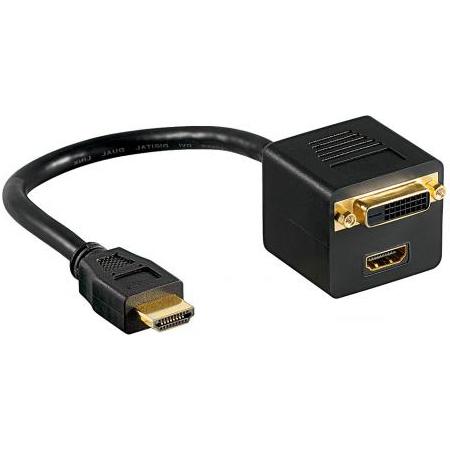 HDMI naar HDMI - DVI splitter